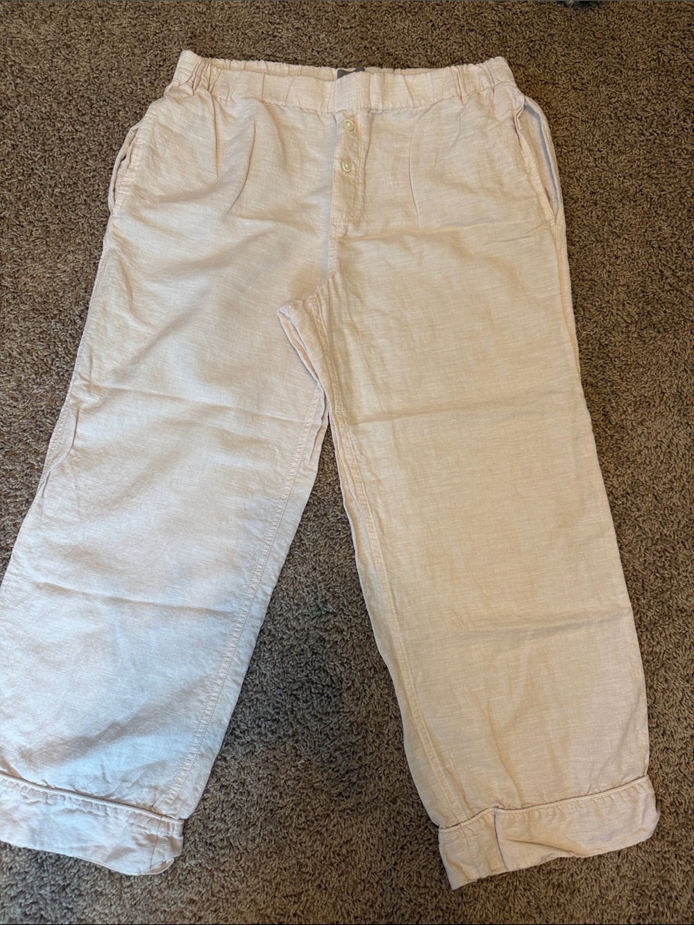 J Crew linen pants small